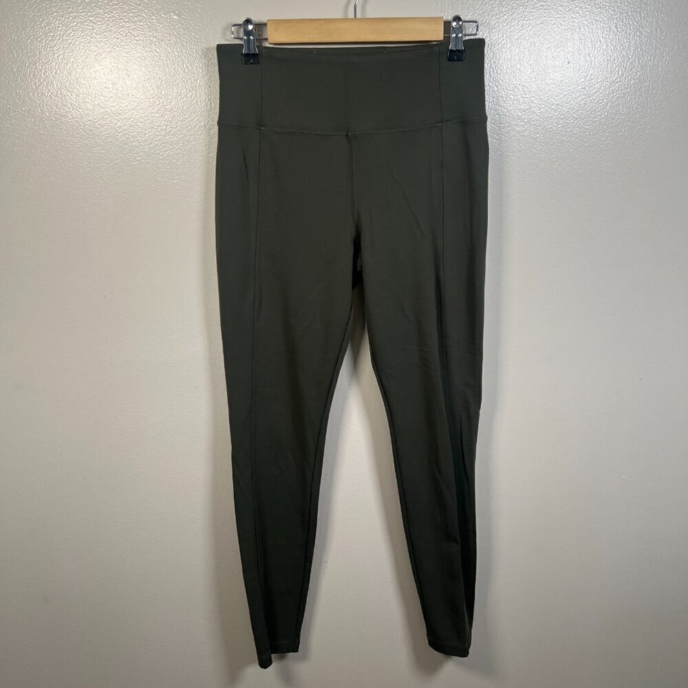 Athleta Delancey Street Tight Legging Size Small Green High Rise Athletic Active
